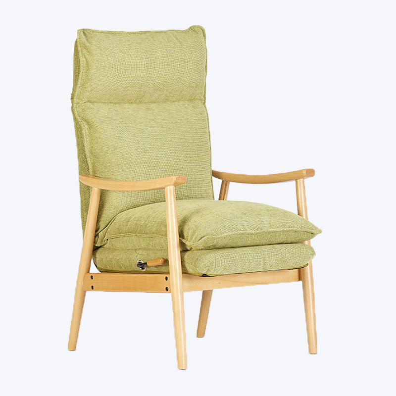 Chaise de salle à manger douce couleur bonbon fauteuil en bois 913G-2