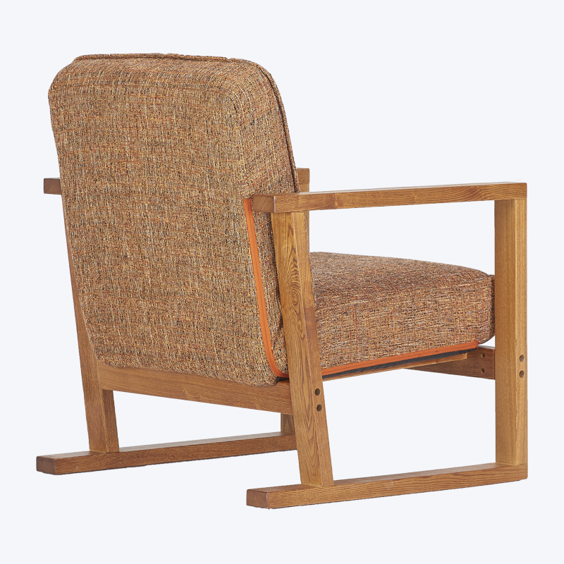 Chaise en bois massif restaurant moderne maison fauteuil en bois GK633