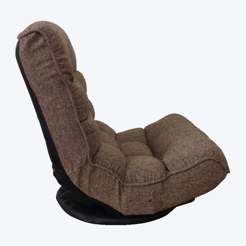 Fauteuil inclinable pliant et rotatif en tissu classique177