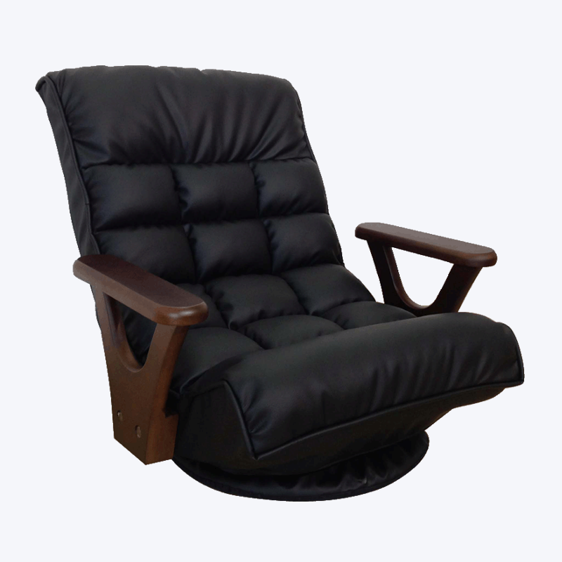 Fauteuil inclinable pliant et pivotant avec accoudoirs 177-F