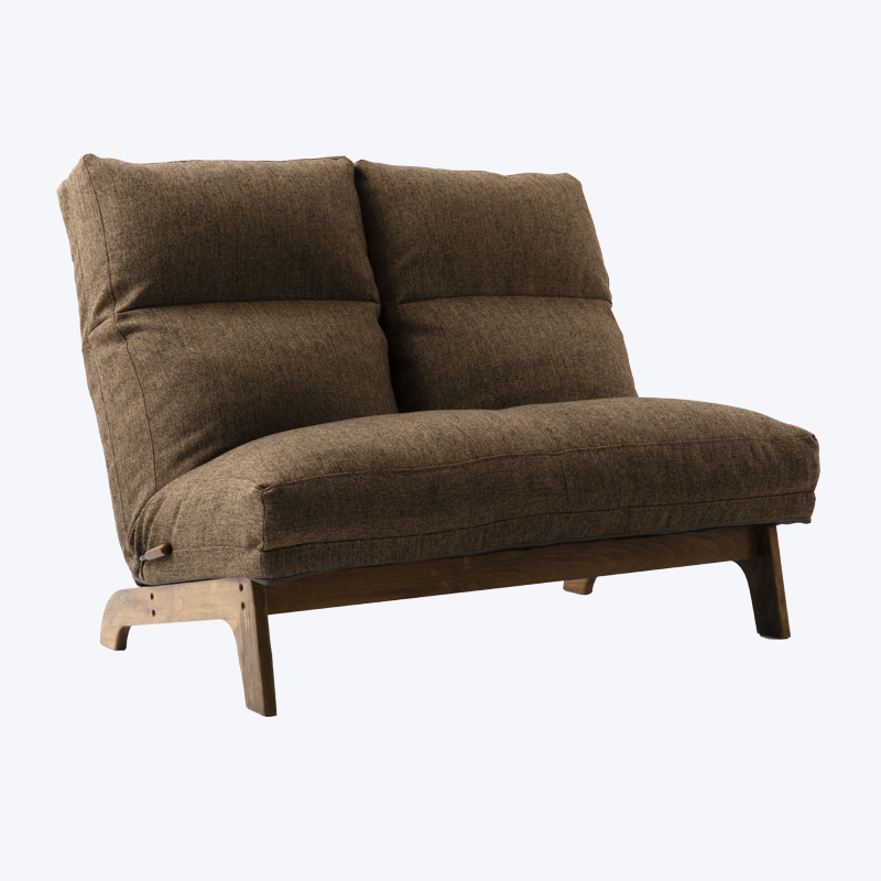 Fauteuil inclinable en bois 2 places 911G-DZ-2P