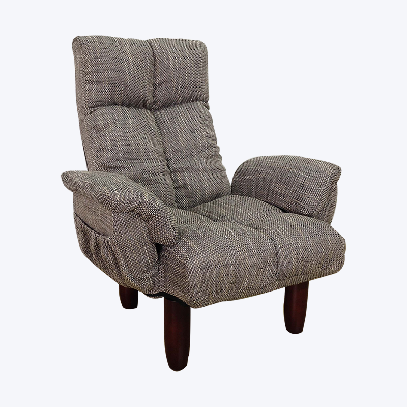 Fauteuil canapé doux et simple à pieds courts avec accoudoirs CIA-M10