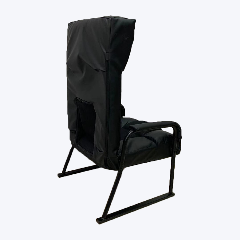 Fauteuil inclinable pliable en acier avec support de taille RKZ