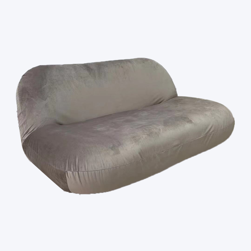 Fauteuil inclinable inclinable pliant en tissu rond au sol canapé-lit paresseux réglable 756