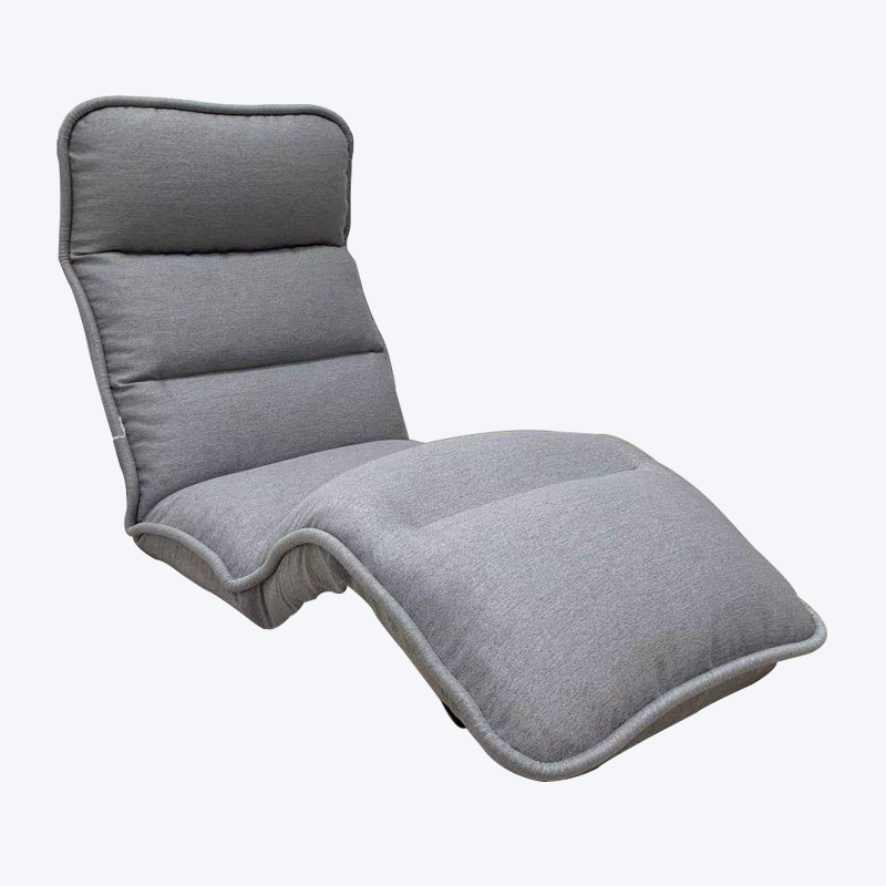 Chaise de sol réglable simple et classique avec appui-tête et repose-pieds 952