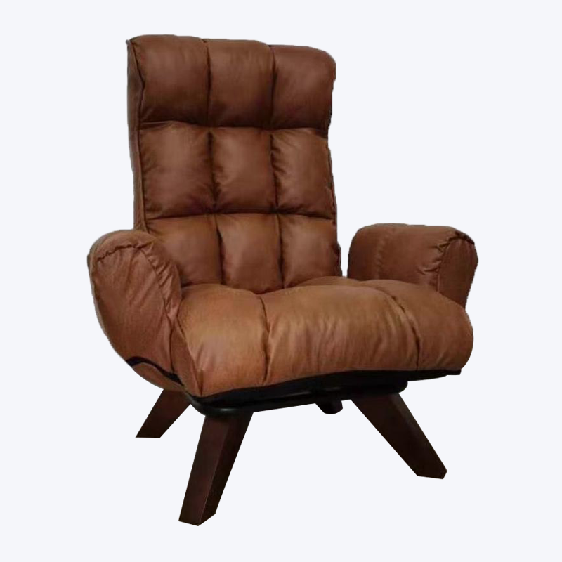 Fauteuil inclinable rotatif à 360 degrés pliable de luxe moderne et léger LRK