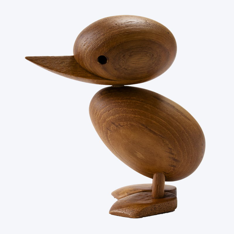 Design créatif du designer Petit poulet en bois