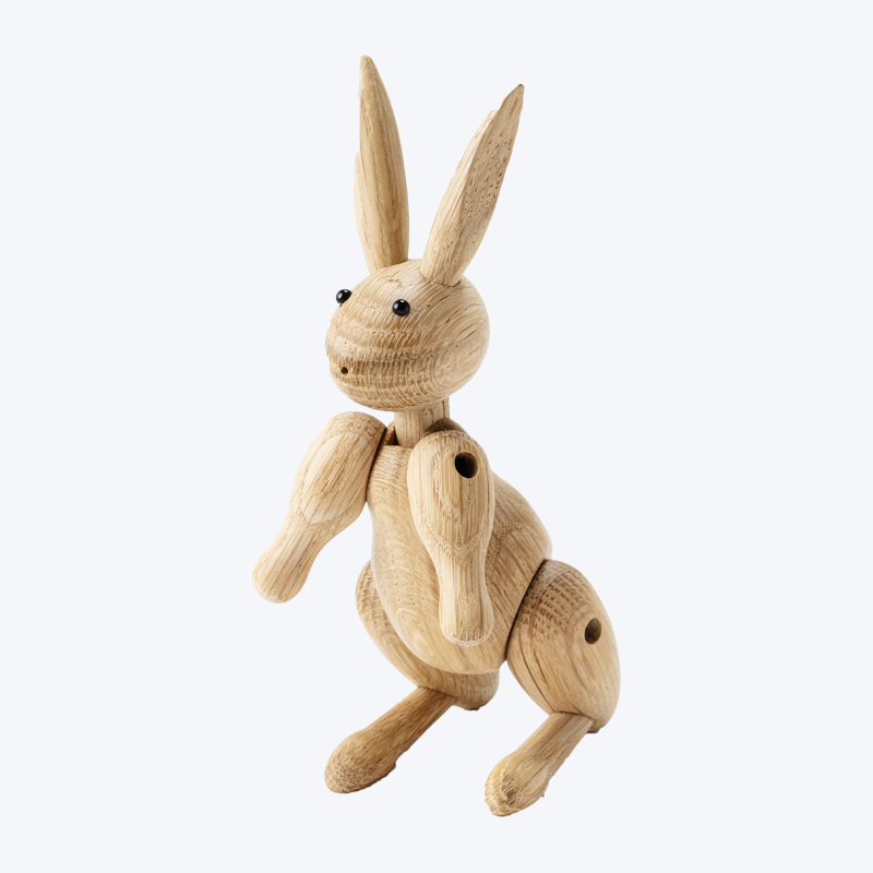 Design créatif artisanat ornements de lapin en bois