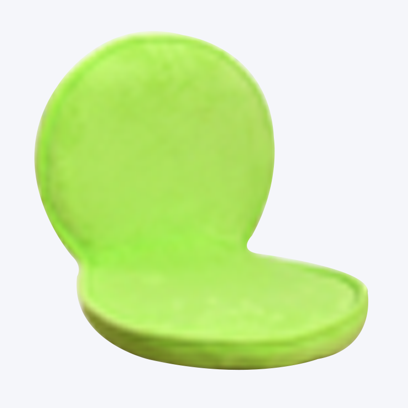 Chaise de sol pliable ronde couleur bonbon 352NK