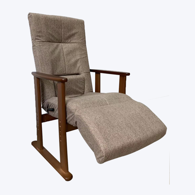 Fauteuil inclinable en bois pliable avec support de taille 870X-AZ