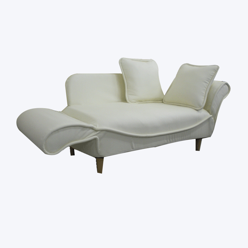 Couleur pure simple salon classique chaise longue multi-personnes canapé-lit paresseux réglable SF028